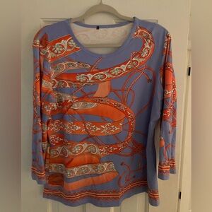 J.McLaughlin Signature Catalina Cloth Top Sz XL